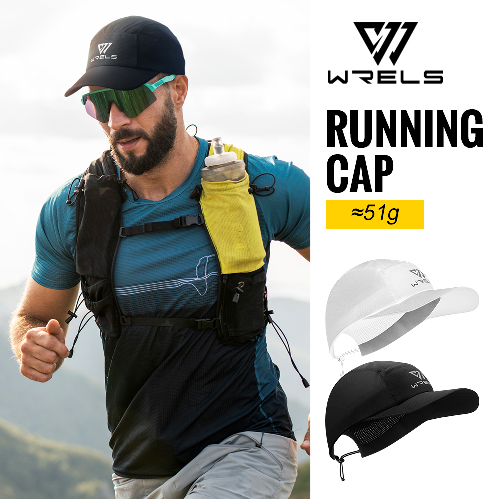 Running Cap Mesh - WRELS Running Cap Lightweight Mesh Brim