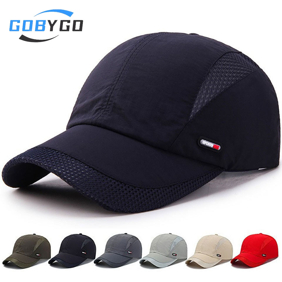 Running Cap Mesh - GOBYGO Sports Leisure Baseball Cap Quick-drying