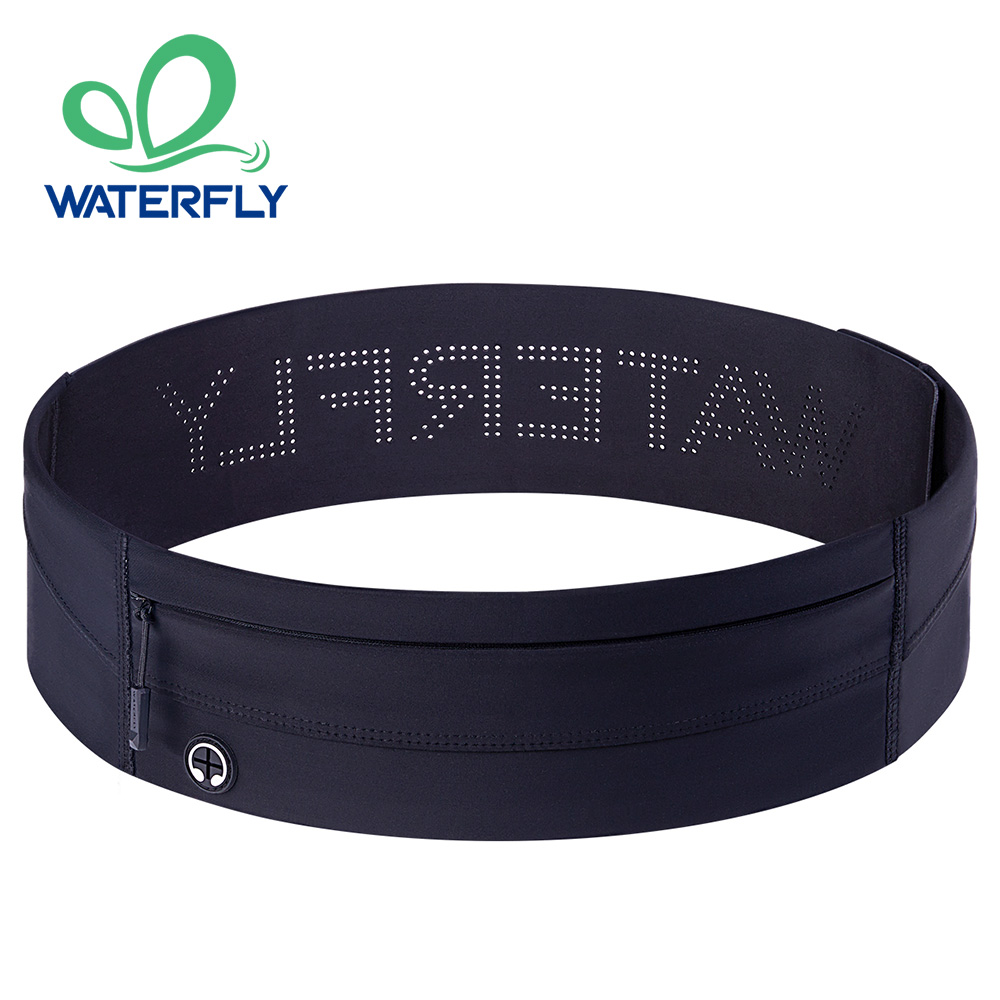 Running Gear Bag - WATERFLY Running Belt Fanny Pack Slim