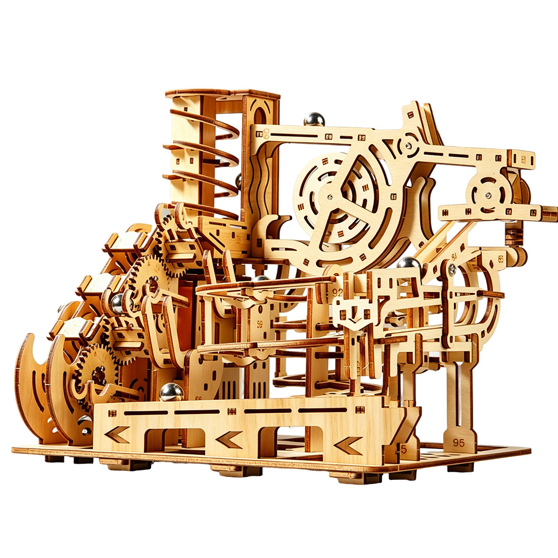 Running Gear Gifts - 3D Wooden Puzzle Mechanical Marble Run