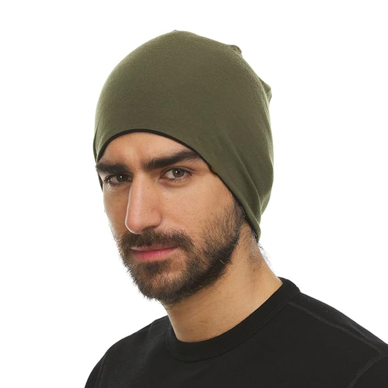 Running Gear For Winter - Unisex 100% Merino Wool Beanie Warm