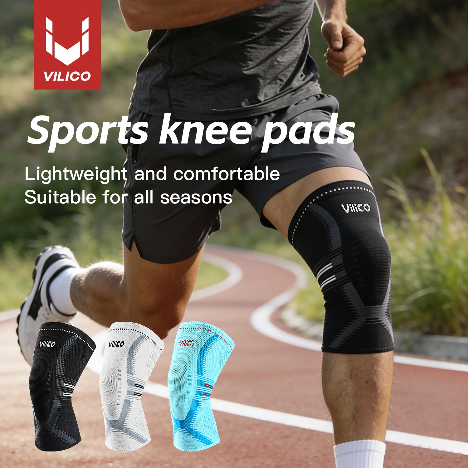 Compression Calf Sleeve - 1PCS Knee Brace for Women &