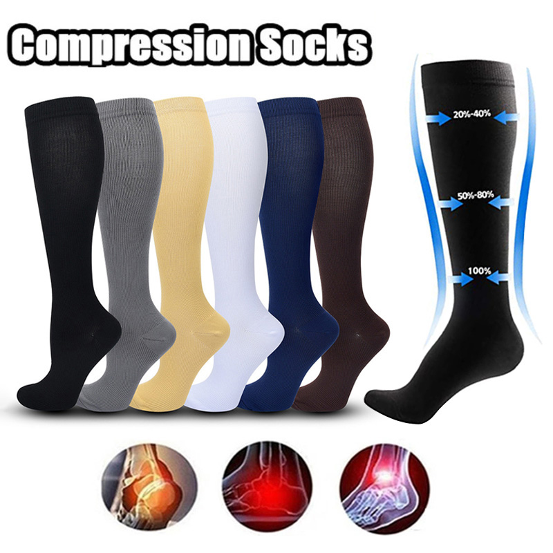 Compression Calf Sleeve - 1 Pair Women's & Men's Compression