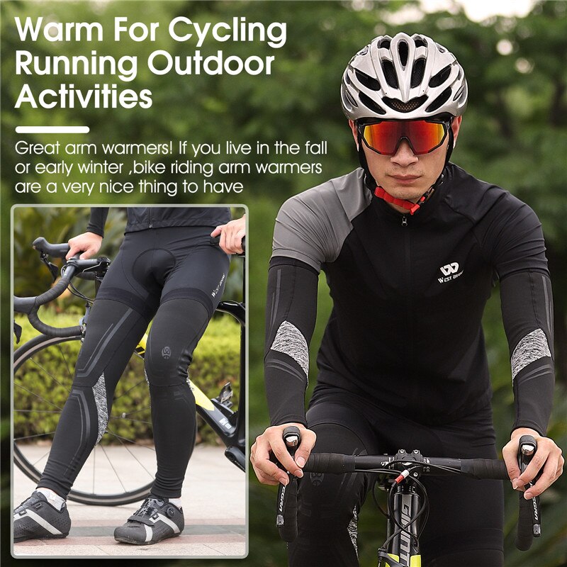 WEST BIKING Warm Leg Sleeves R - Running Gear For Winter review and price