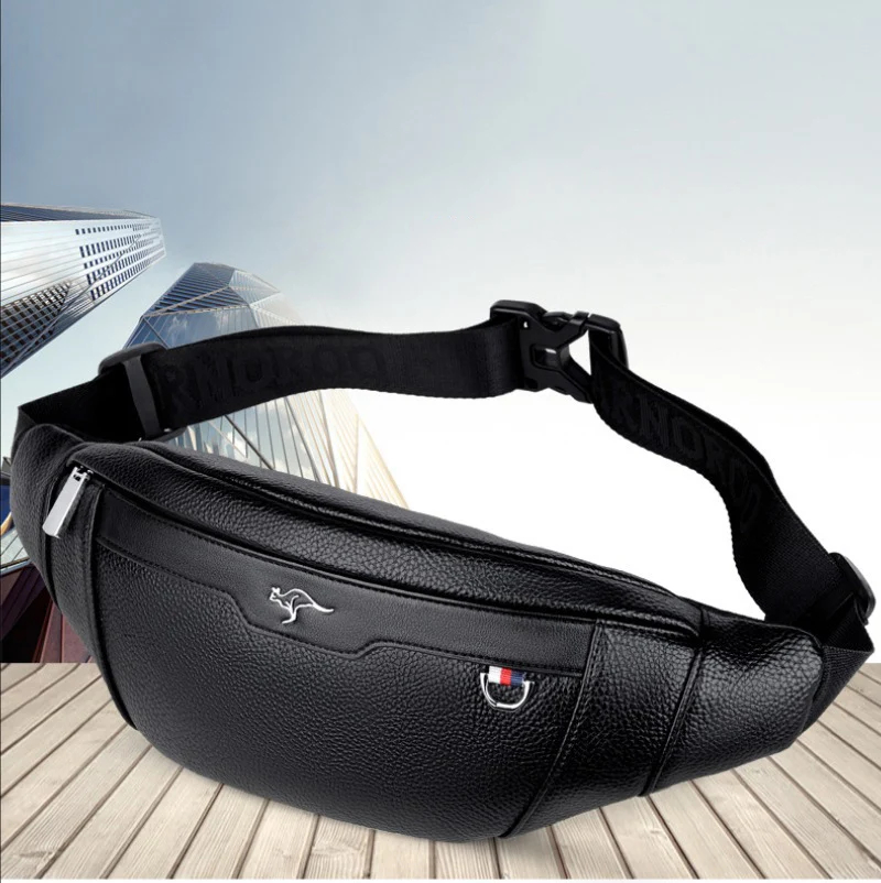 Business Leather Waist Bag Mul - Running Gear Bag review and price
