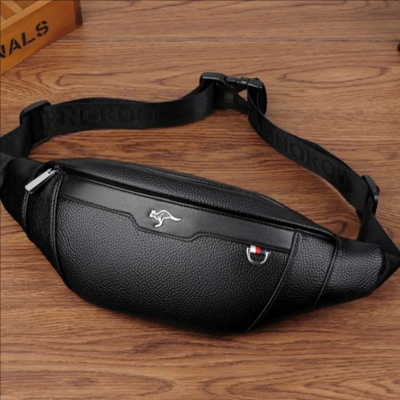 Business Leather Waist Bag Mul - Running Gear Bag review and price